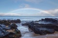 Rainbow over Maui Royalty Free Stock Photo