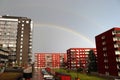 Rainbow over Oskarsvarv in LuleÃÂ¥