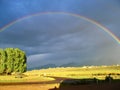 Rainbow Over the Ruby Mountains Royalty Free Stock Photo