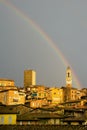 Rainbow Over Siena Italy