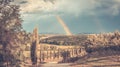 Rainbow over Tuscany Royalty Free Stock Photo