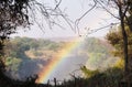 Rainbow over Victoria Falls, Zimbabwe Royalty Free Stock Photo