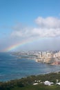 Rainbow Over Waikiki Royalty Free Stock Photo