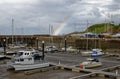 Rainbow over Watchet Harbour