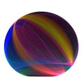 Rainbow paperweight