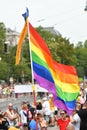 Rainbow Parade and Christopher Street Day in Vienna Austria Royalty Free Stock Photo