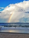 Rainbow at paradise beach,florida