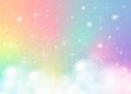 Rainbow pastel background Royalty Free Stock Photo