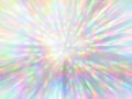 Rainbow pastel boheh circles digital motion firework explosion glitch, glowing lights party background. Techno psychedelic screen Royalty Free Stock Photo