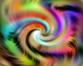 Pastel rainbow vortex lights sparkling vivid blurred lights, shapes, geometries abstract background, lights, geometries