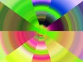Rainbow pastel circular lines, colors, bright shapes abstract background, vivid graphic