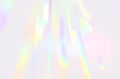 Rainbow pastel colors on white background. Light refraction effect Royalty Free Stock Photo