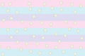 Rainbow Pastel Cute Beautiful Stars Horizontal Line Stripe Dot Dash Line Circle Seamless Pattern Royalty Free Stock Photo