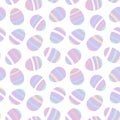Rainbow Pastel Easter Egg Seamless Pattern Background Royalty Free Stock Photo