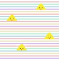 Rainbow Pastel Easter Egg Seamless Pattern Background Royalty Free Stock Photo