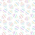 Rainbow Pastel Easter Egg Seamless Pattern Background Royalty Free Stock Photo