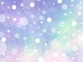 Rainbow pastel galaxy star bubble light background Royalty Free Stock Photo