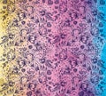 Rainbow pattern romantic Royalty Free Stock Photo