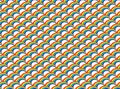 Rainbow pattern seamless. Colorful background vector texture design. Abstract cartoon stripes wallpaper Royalty Free Stock Photo