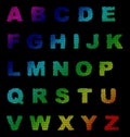 Rainbow pearl alphabet