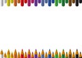 Rainbow pencils background