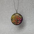 rainbow pendant necklace Royalty Free Stock Photo