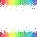Pixel gaming abstract colourful background Royalty Free Stock Photo