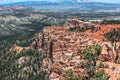 Rainbow Point in Bryce Canyon National Park, Utah Royalty Free Stock Photo