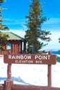 Rainbow Point Sign