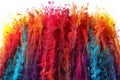 Rainbow Pride Explosion. Vibrant colors celebrate diversity and inclusion. Royalty Free Stock Photo