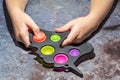 Rainbow Push Pop Bubble Fidget Sensory Toy