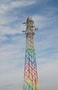 Rainbow Pylon Royalty Free Stock Photo