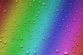 Rainbow Rain Background