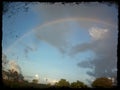 Rainbow on the sky