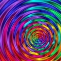 Rainbow Ripples Royalty Free Stock Photo