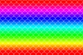 Rainbow roof tiles pattern background Royalty Free Stock Photo