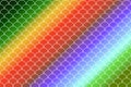 Rainbow roof tiles pattern background Royalty Free Stock Photo