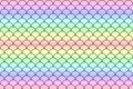Rainbow roof tiles pattern background Royalty Free Stock Photo