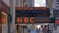 Rainbow Room and NBC Studios at Rockefeller Center - NEW YORK CITY, USA - FEBRUARY 14, 2023 Royalty Free Stock Photo