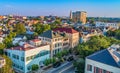 Rainbow Row in Charleston South Carolina SC