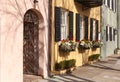 Rainbow Row Charleston South Carolina sc Royalty Free Stock Photo