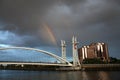 Rainbow at Salford Quays