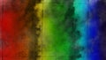 Rainbow scratched grunge background, old film effect for text texutre. Design element