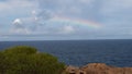 Rainbow on the Sea Horizon