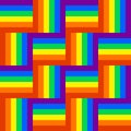 Rainbow seamless pattern. Rainbow abstract background. Vector illustration Royalty Free Stock Photo