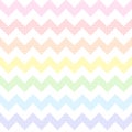 Rainbow seamless zigzag pattern. Seamless chevron pattern with pastel colorful lines from dots. Kids pastel background Royalty Free Stock Photo