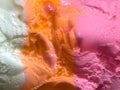 Rainbow sherbet ice cream