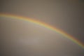 Rainbow in sky. Atmospheric phenomenon. Refraction of light Royalty Free Stock Photo