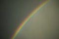 Rainbow in sky. Atmospheric phenomenon. Refraction of light Royalty Free Stock Photo