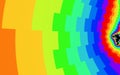 Rainbow sky circular bright background geometries, abstract fractal, design